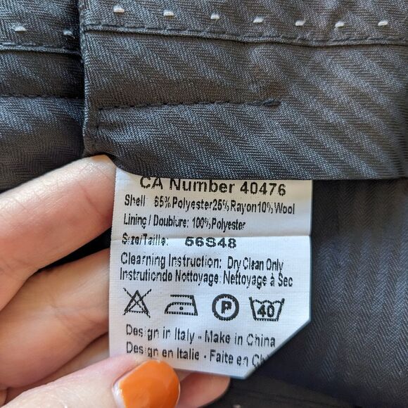 Raffael Uomo/Flat Front Pants - Picture 3 of 5